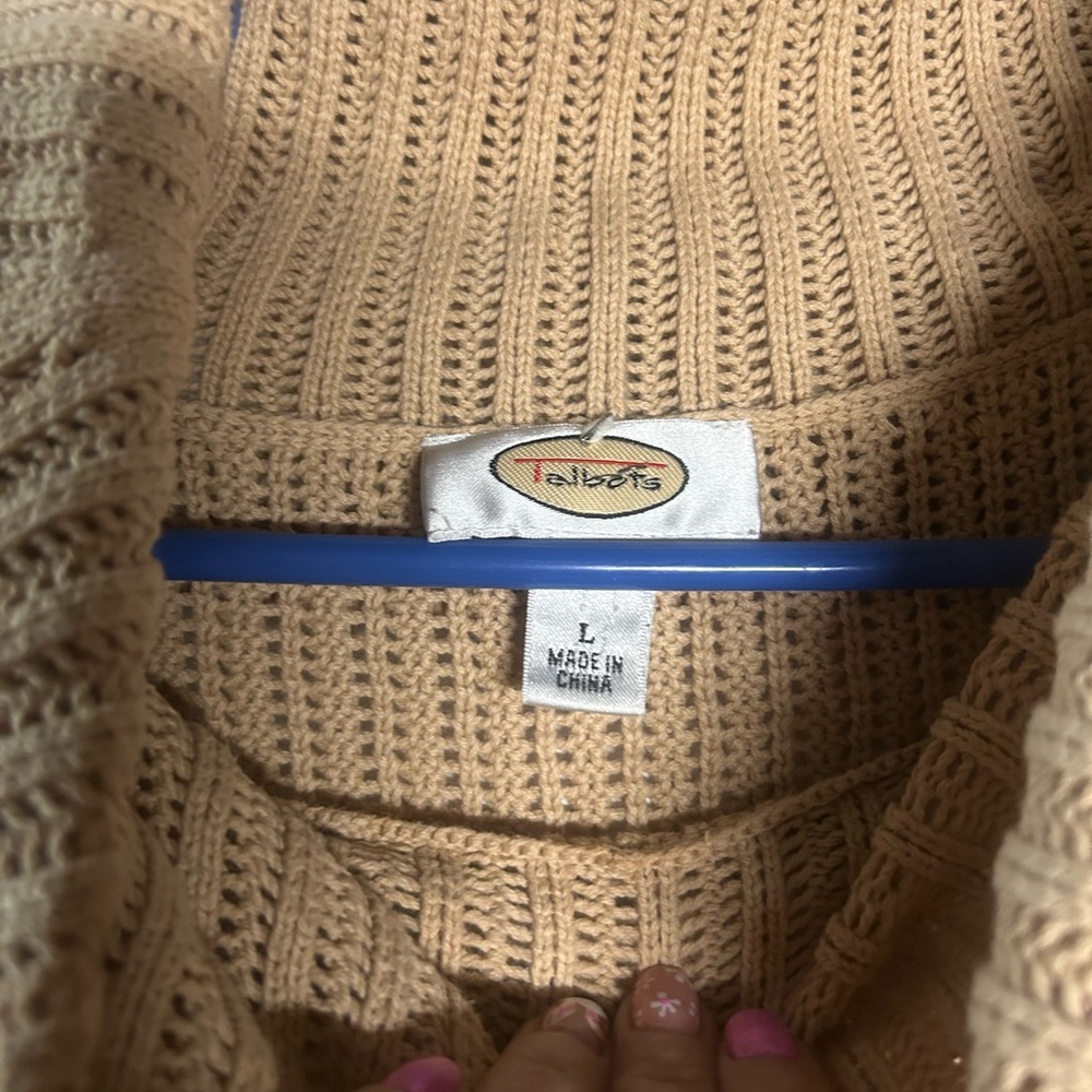 Talbots Women's Tan Sweater
